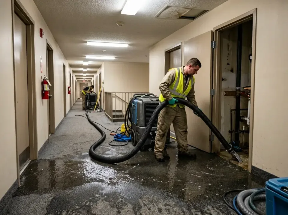 multi-unit-apartment-hallway-f-005 — frequently asked questions, Emergency Burst Pipe Water Extraction & Removal in Rio Verd…